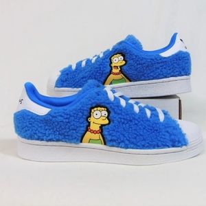 New Adidas Originals Youth Size Toddler 11 The Simpsons Marge Superstar Sneakers